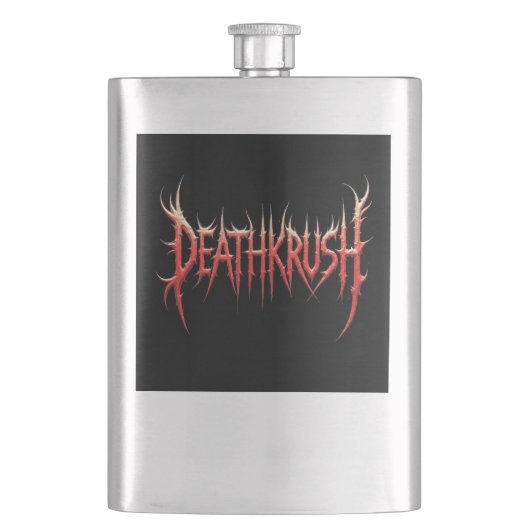 Flasque Deathkrush - Hip-flask large (devant)