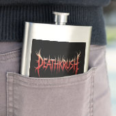 Flasque Deathkrush - Hip-flask large (En situation)