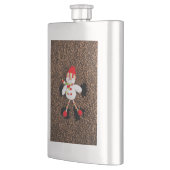 Flasque Décoration de bonhomme de neige de Noël (Gauche)