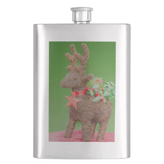 Flasque Décoration de Noël de renne (devant)