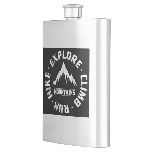 Flasque Découvrez Les Montagnes (Gauche)