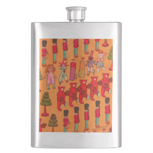 Flasque Défilé de jouets de Noël vintage 1907 Magazine Puc