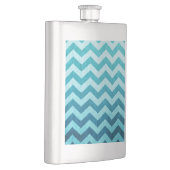 Flasque Denim Chevron par Shirley Taylor (Droite)