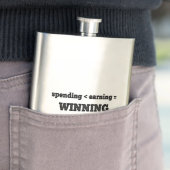 Flasque Dépenser Moins Que Gagner (En situation)