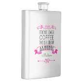 Flasque Déplacez-vous au-dessus du café, ceci est un (Droite)