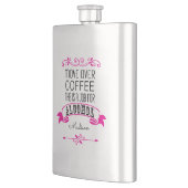 Flasque Déplacez-vous au-dessus du café, ceci est un (Gauche)