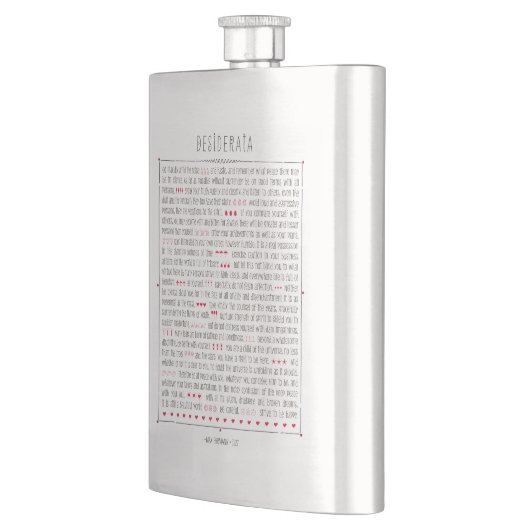 Flasque Desiderata par Ehrmann maximum (Gauche)