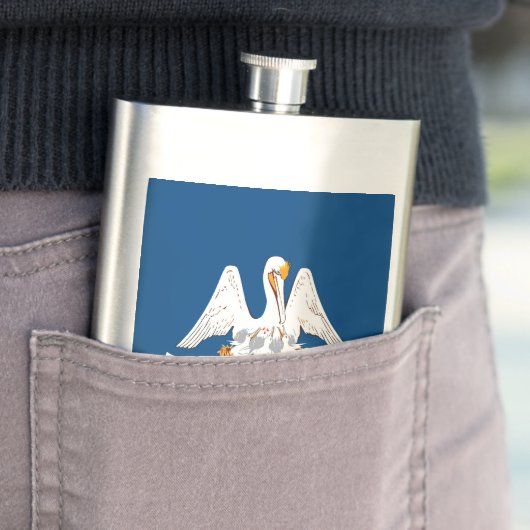 Flasque Design de Louisiana State Flag (En situation)