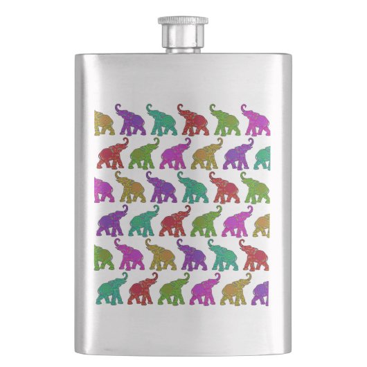 Flasque Design de tuiles motifs Elephant Walk (devant)