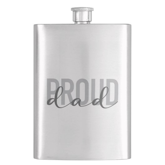 Flasque Design moderne, simple, urbain et cool de Proud Da (devant)