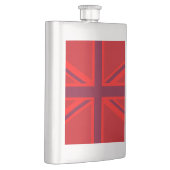 Flasque Design Union Jack à accent rouge (Droite)