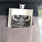 Flasque Design viking (En situation)
