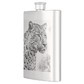 Flasque Dessin au crayon léopard africain (Gauche)