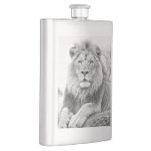 Flasque Dessin au crayon Lion africain (Droite)