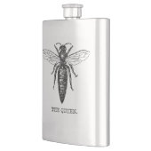 Flasque Dessin classique de l'illustration de Queen Bee (Gauche)