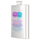 Flasque Deux méduses caricaturales (Gauche)