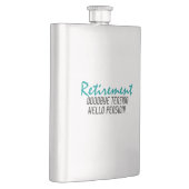 Flasque Devis de retraite amusant (Droite)