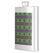 Flasque Diamants verts royaux (Gauche)