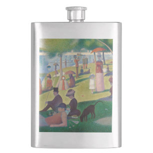 Flasque Dimanche sur La Grande Jatte Seurat Peinture