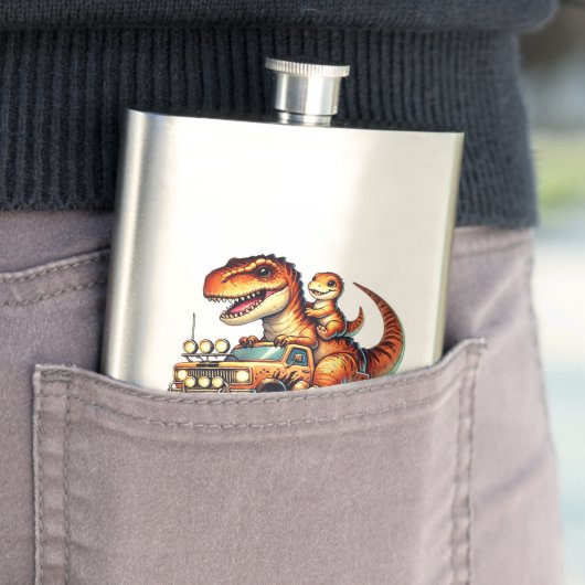 Flasque Dinosaur  (En situation)