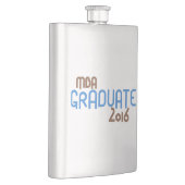 Flasque Diplômé génial 2016 (bleu) de MBA (Droite)