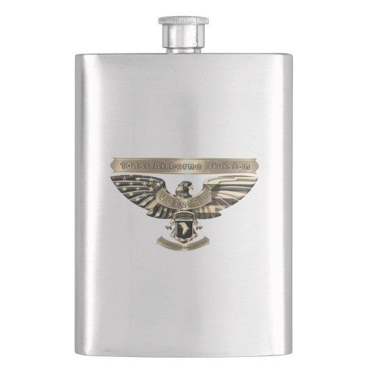 Flasque Division aéroportée 101 “Fier d'avoir servi” Drape (devant)