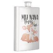 Flasque Doe et Fawn My Nana m'aime (Droite)