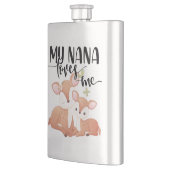 Flasque Doe et Fawn My Nana m'aime (Gauche)