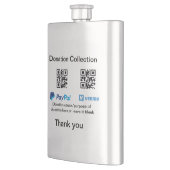 Flasque Donation Collection conseil pot ajouter votre q r  (Gauche)