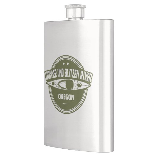 Flasque Donner und Blitzen River Oregon Kayaking (Gauche)