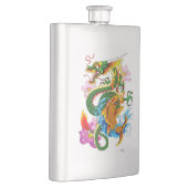 Flasque Dragon chinois vert Koi (Droite)