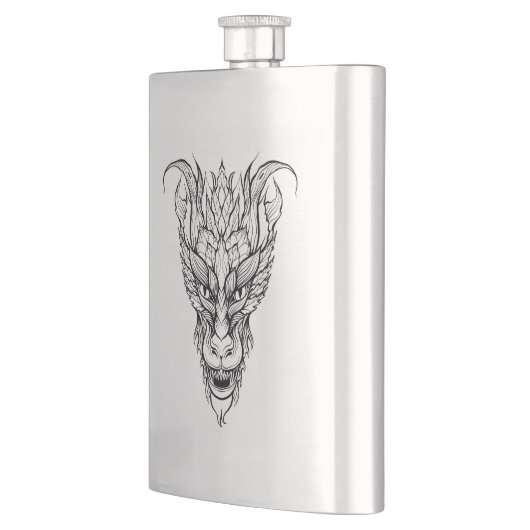 Flasque Dragon feuille (Gauche)