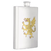 Flasque Dragon Rampant Ou (Droite)