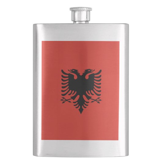 Flasque Drapeau albanais (devant)