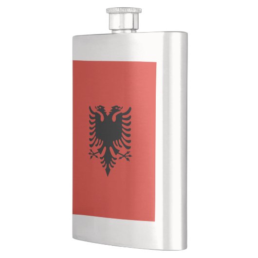 Flasque Drapeau albanais (Gauche)