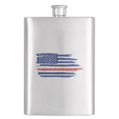 Flasque Drapeau américain à vélo (devant)