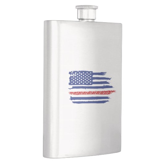 Flasque Drapeau américain à vélo (Droite)