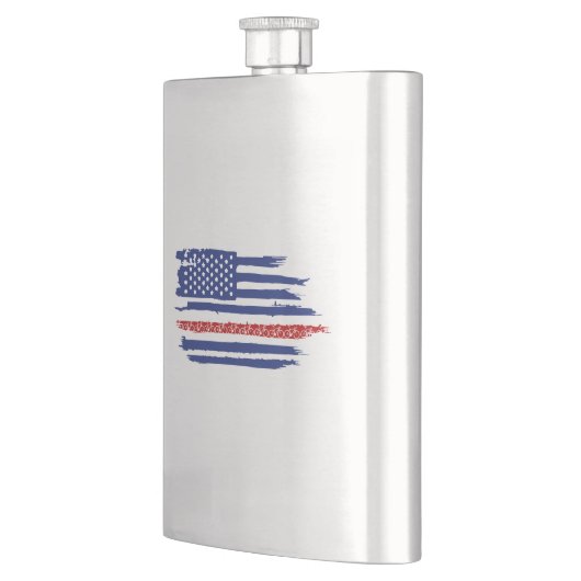 Flasque Drapeau américain à vélo (Gauche)