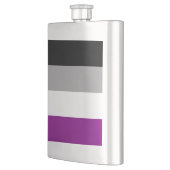 Flasque Drapeau Asexuel classique (Gauche)