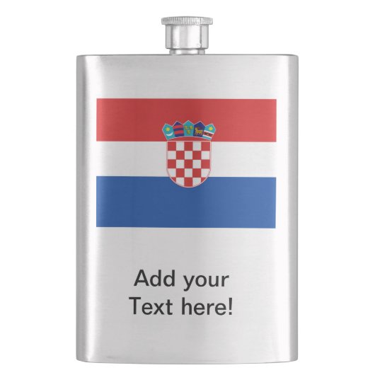 Flasque Drapeau Croatie (devant)
