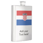 Flasque Drapeau Croatie (Droite)