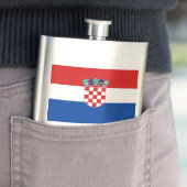 Flasque Drapeau Croatie (En situation)