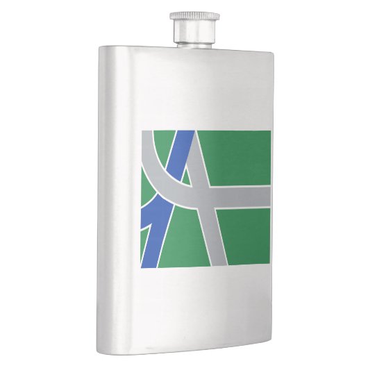 Flasque Drapeau d'Albany, Oregon (Droite)