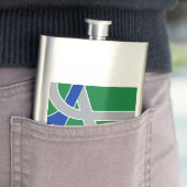 Flasque Drapeau d'Albany, Oregon (En situation)