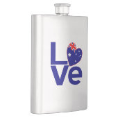 Flasque Drapeau d'amour Blue Australia (Droite)