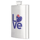 Flasque Drapeau d'amour Blue Australia (Gauche)