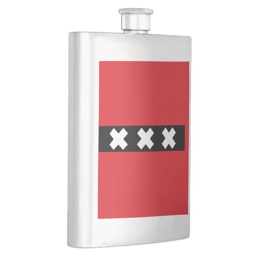 Flasque Drapeau d'Amsterdam, Pays-Bas (Droite)