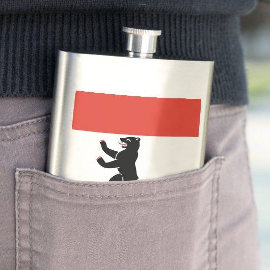 Flasque Drapeau de Berlin (En situation)