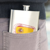 Flasque Drapeau de carabinier espagnol (En situation)