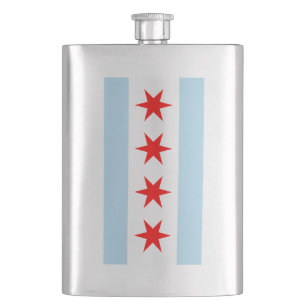 Flasque Drapeau de Chicago